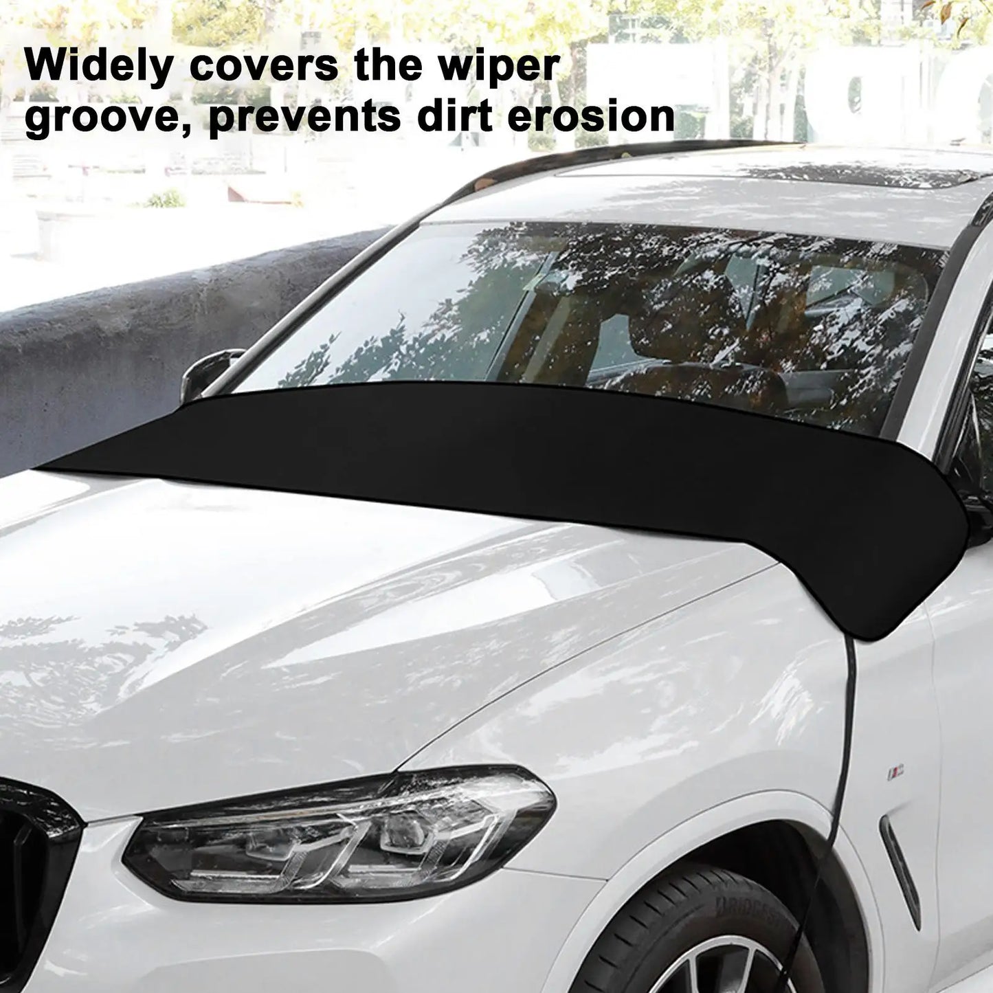 Car Windshield Cover Four-Season Protective Cover Shade Blocking Waterproof Protector For Truck Auto Leaves Protection Dust Peaceful Pleasures Health and Wellness