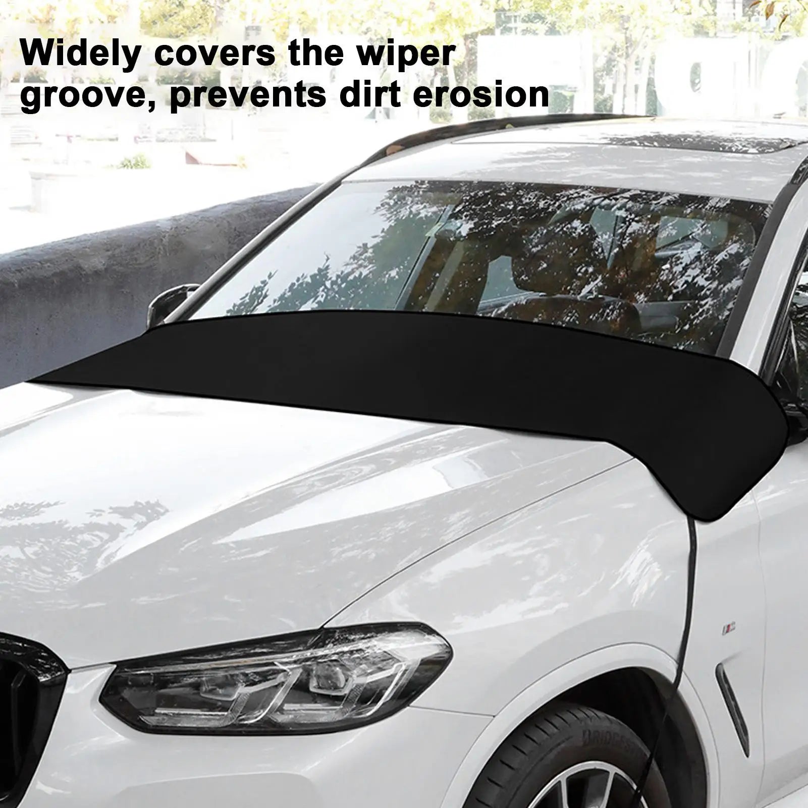 Car Windshield Cover Four-Season Protective Cover Shade Blocking Waterproof Protector For Truck Auto Leaves Protection Dust Peaceful Pleasures Health and Wellness