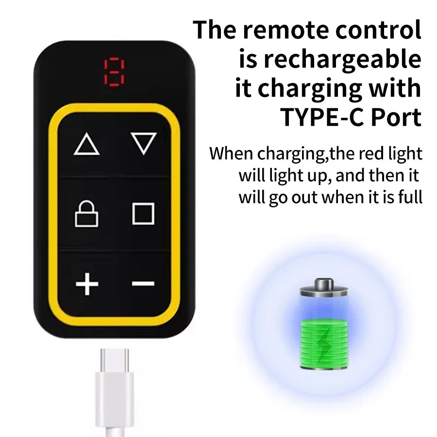 8-Channel 300-915MHz Garage Door Remote Duplicator | 433 868MHz
