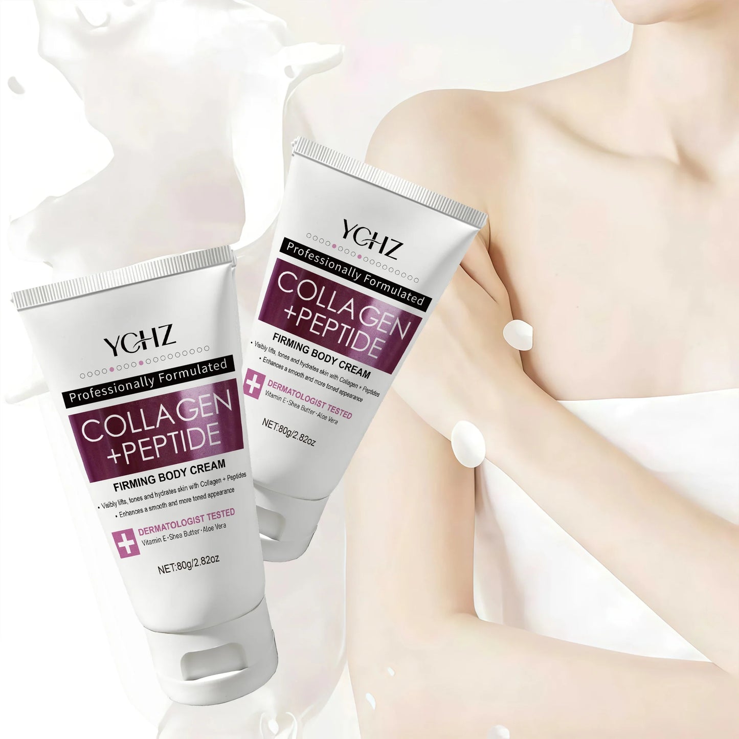 Collagen & Peptide Moisturizing Body Lotion with Vitamin E – 80g