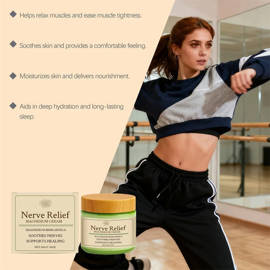 Magnesium Body Cream – Muscle Relaxation & Sleep Support Magnesium Body Cream Oasis Select