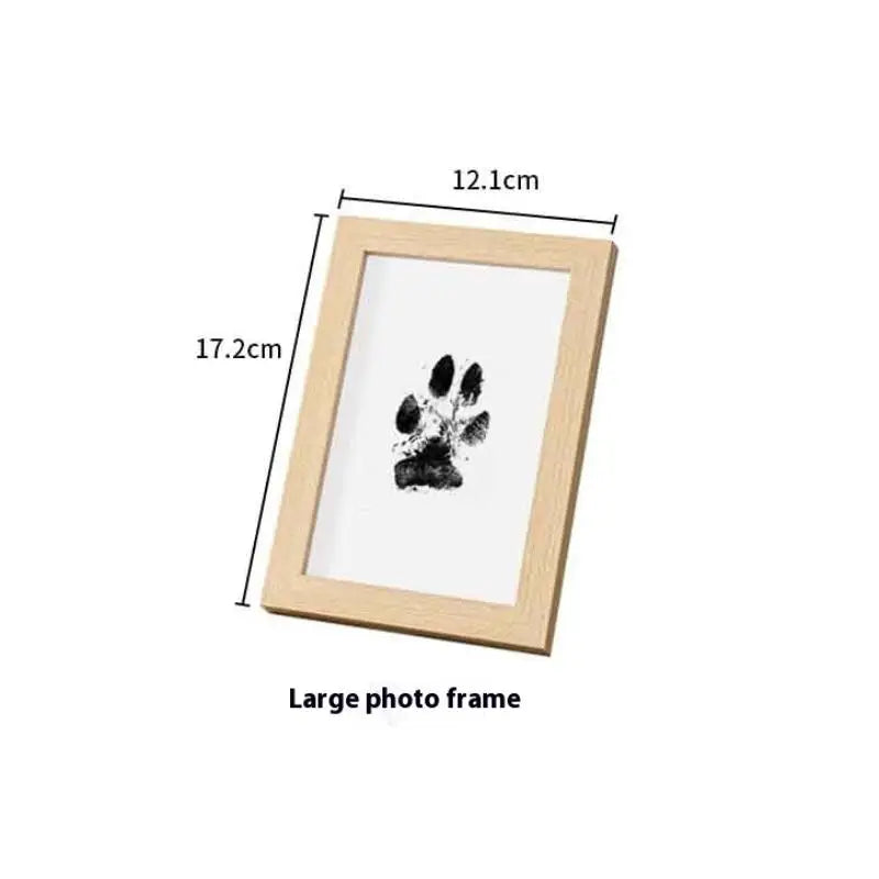 Pet Paw Print Ink Kit – Non-Toxic Inkless Stamp Pad for Cats & Dogs