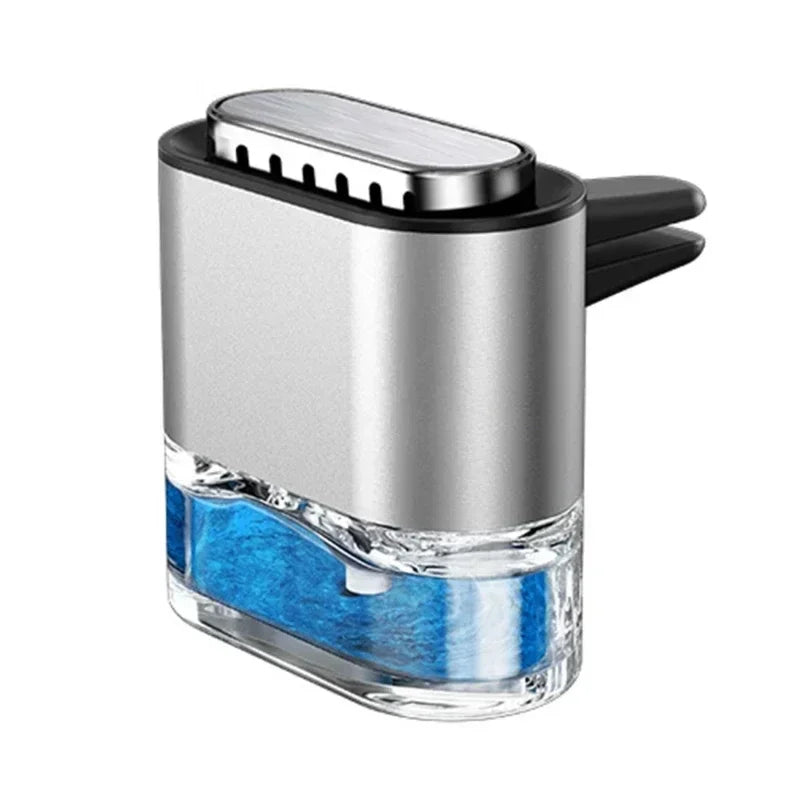 Car Air Outlet Freshener for Creative Vent Perfume Diffuser Aromatherapy Decor Clips Air Freshener Gift Peaceful Pleasures Health and Wellness Silver Flower