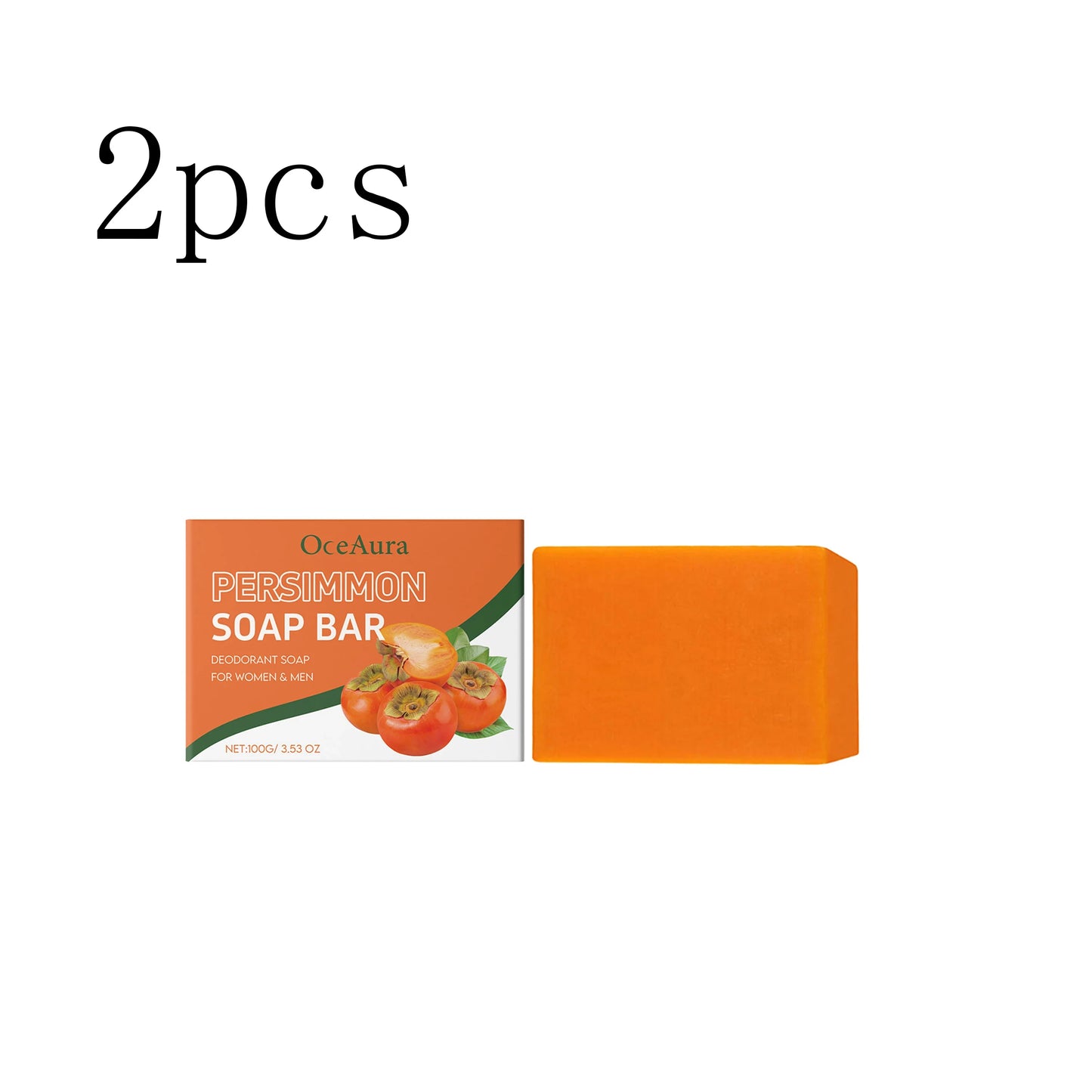 Persimmon Bath Soap – Exfoliating, Moisturizing Body Bar