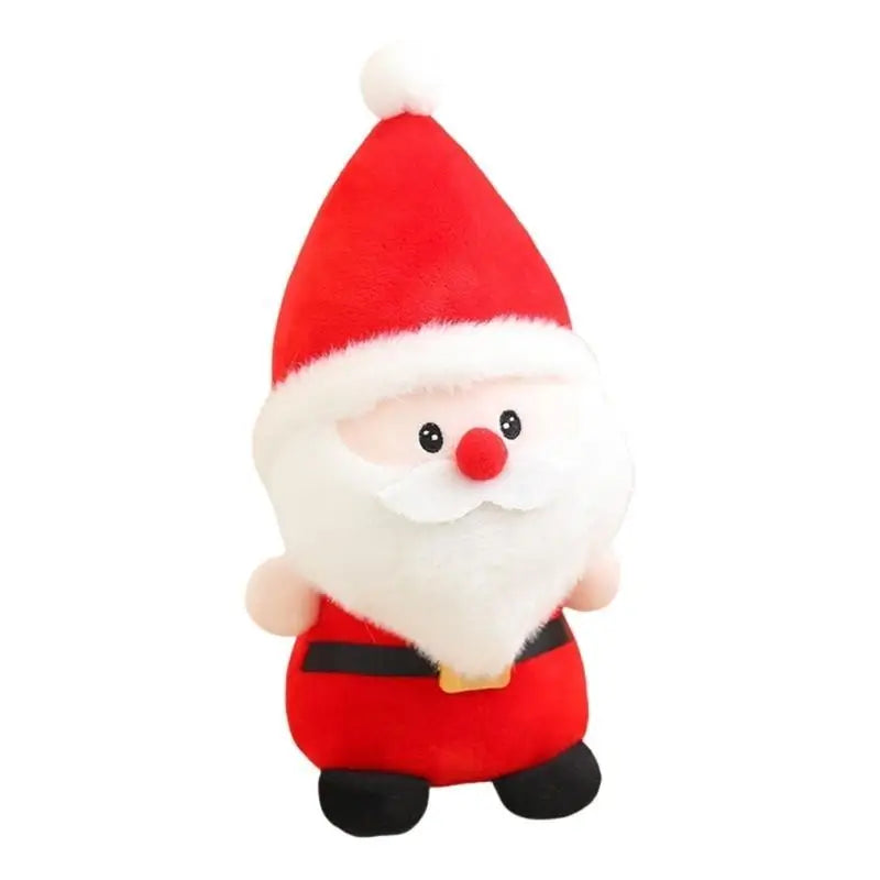 Christmas Plush Bear Toy – Embroidered, 20cm | Holiday Gift