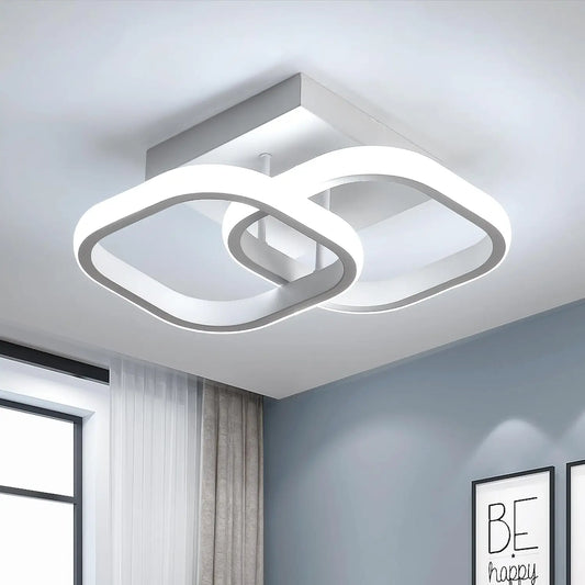 Modern Square LED Ceiling Light – Hallway, Kitchen & Bedroom