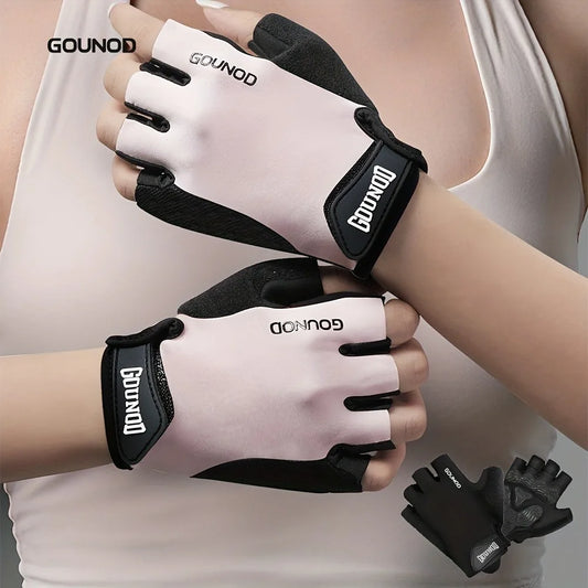 2pcs Cycling & Gym Gloves - Non-Slip Breathable Weightlifting, Boxing, Training Gloves with Wrist, Adjustable Hook-and-Loop Clos Peaceful Pleasures Health and Wellness