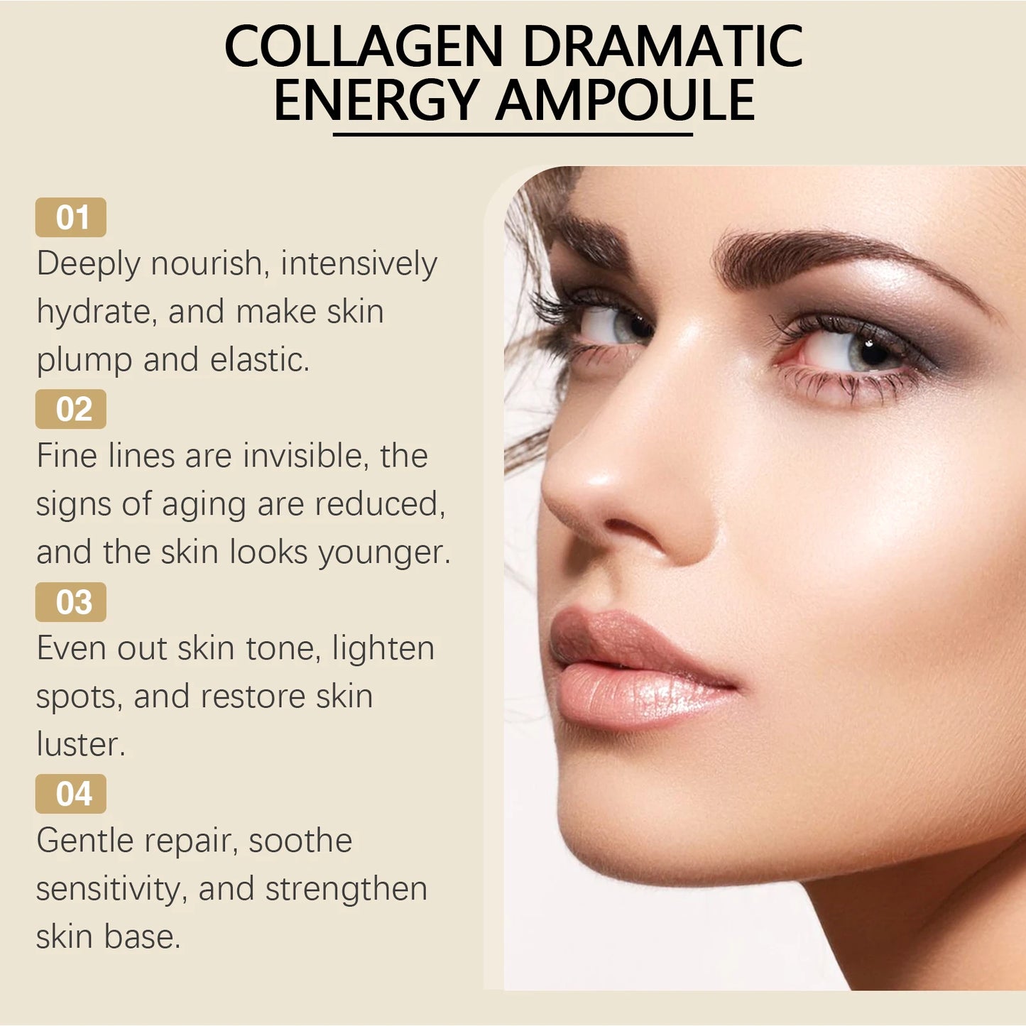 Collagen Toner Essence Water | Hydrating Face Serum 60ml