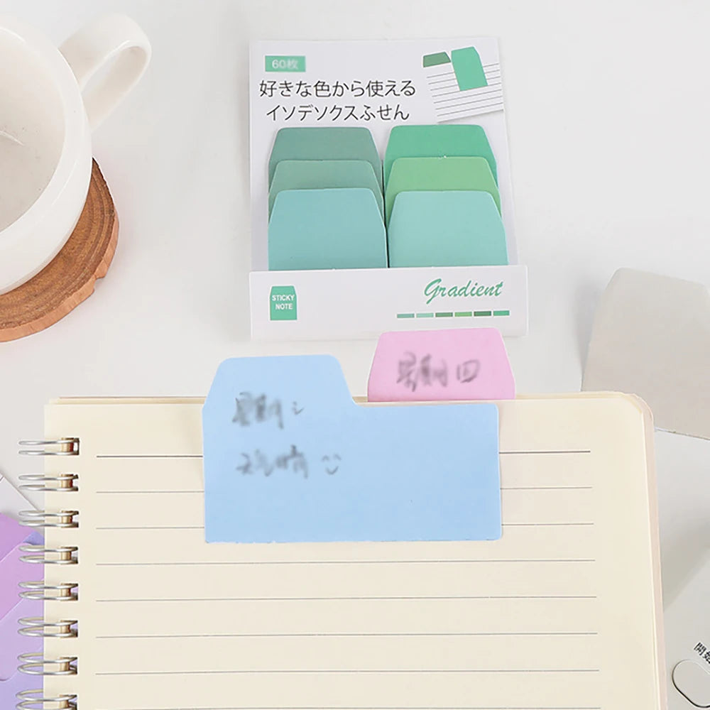 Colorful Gradient Index Stickers Creative Multi-color Office Account