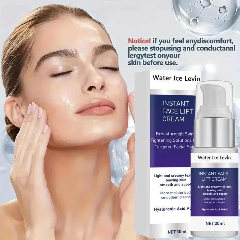 Instant Face Lift Cream with Hyaluronic Acid | Skin Tightening 30ml Peaceful Pleasures Health and Wellness