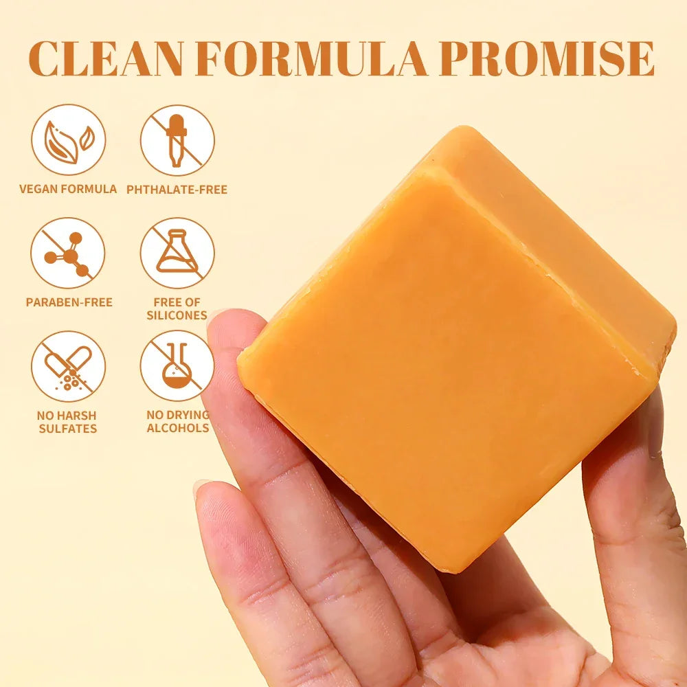 Turmeric Handmade Soap – 2-Pack Face & Body Bar Peaceful Pleasures Health and Wellness