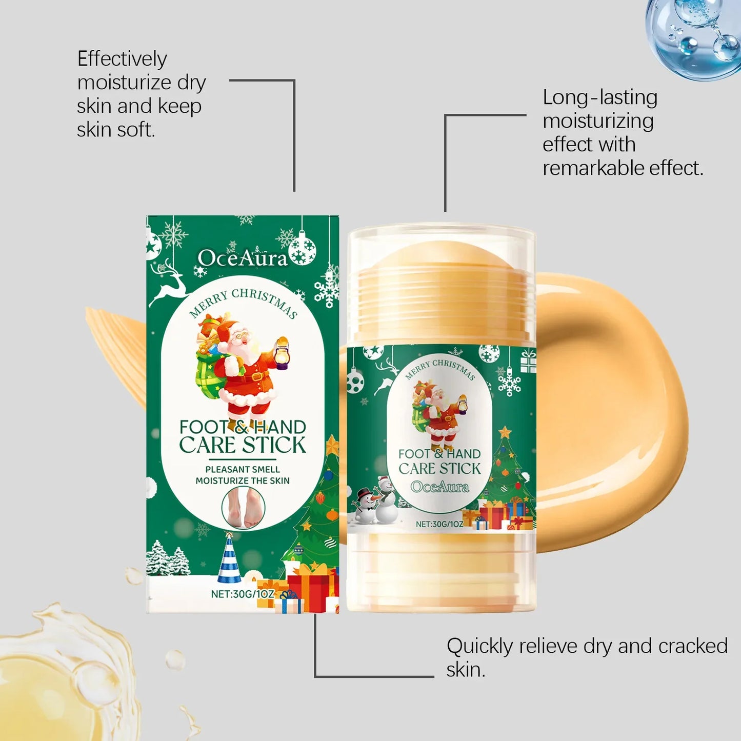 OceAura Hand & Foot Repair Cream – Dry Cracked Skin Balm