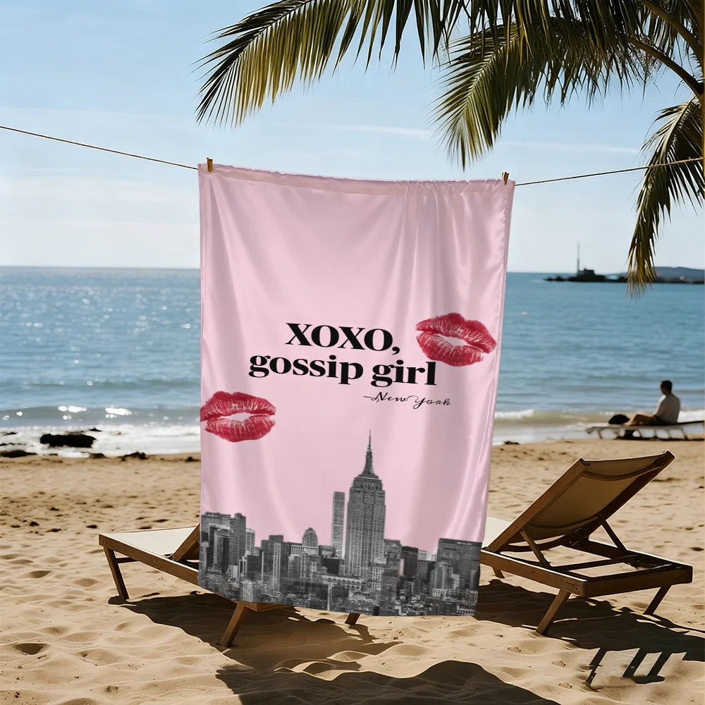 Quick Dry Beach Towel | Soft Lightweight Pool & Travel Towel Quick Dry Beach Towel Peaceful Pleasures Health and Wellness