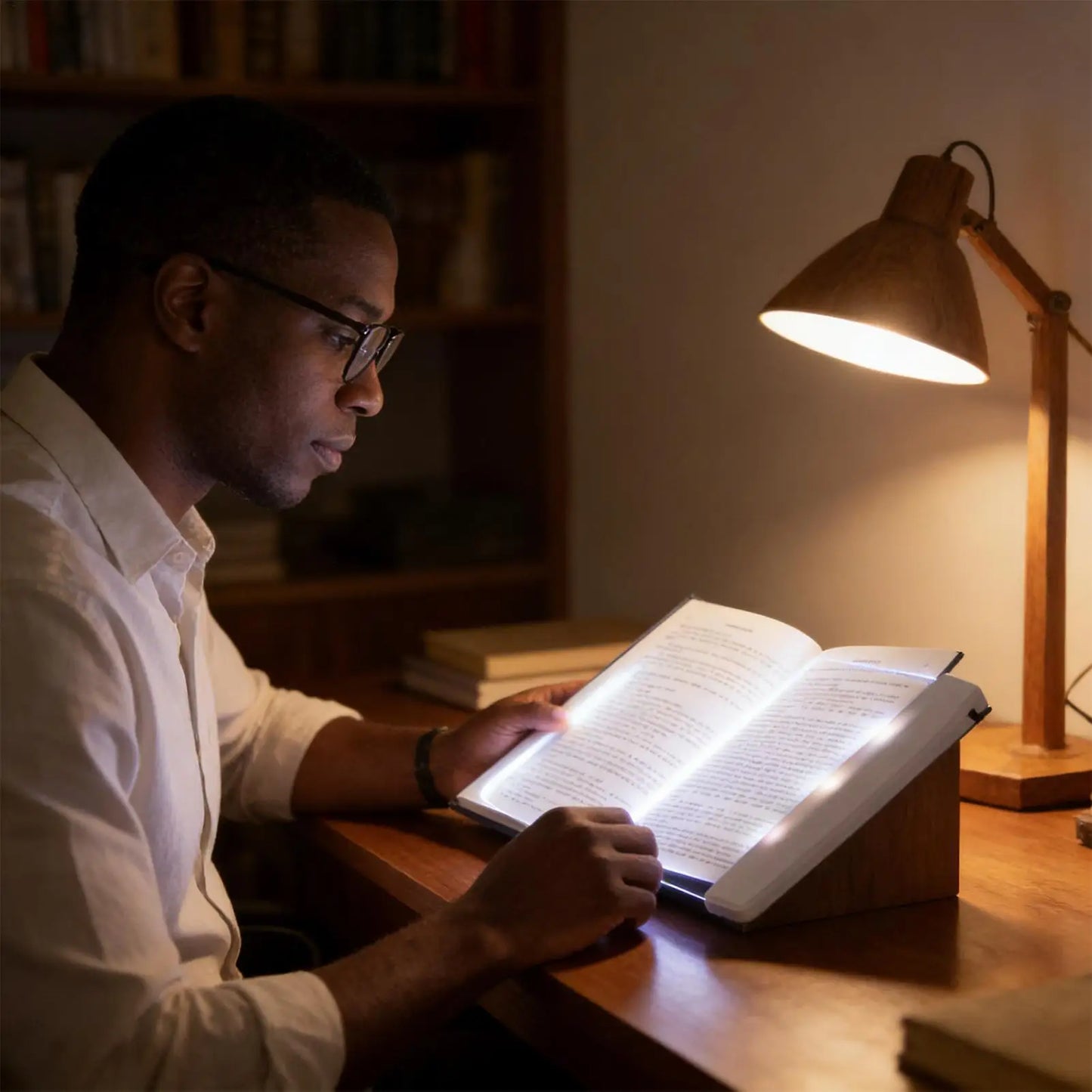LED Flat Panel Book Light – Eye-Friendly Night Reading Lamp