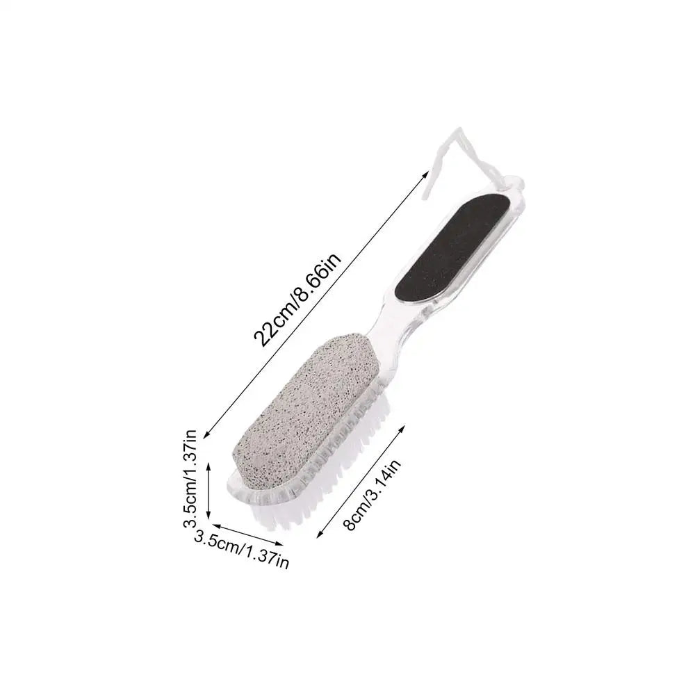 4-in-1 Foot Scrubber Pumice Stone & Pedicure Tool | Smooth Feet