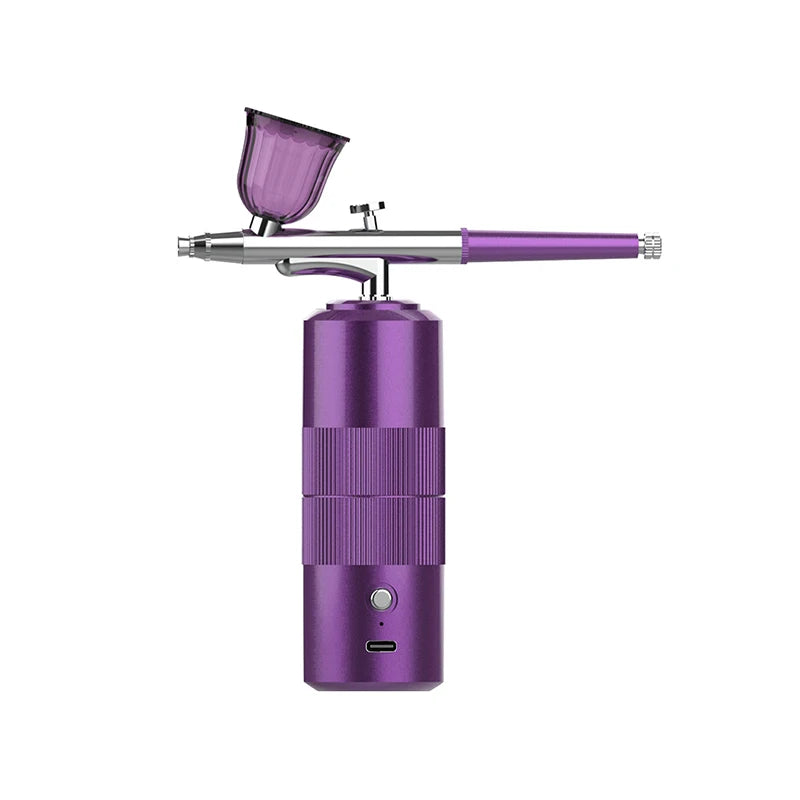 High Pressure Nano Oxygen Injector Multifunctional Household Spray Enters The Portable Oxygen Injection Instrument For Spraying Peaceful Pleasures Health and Wellness PURPLE