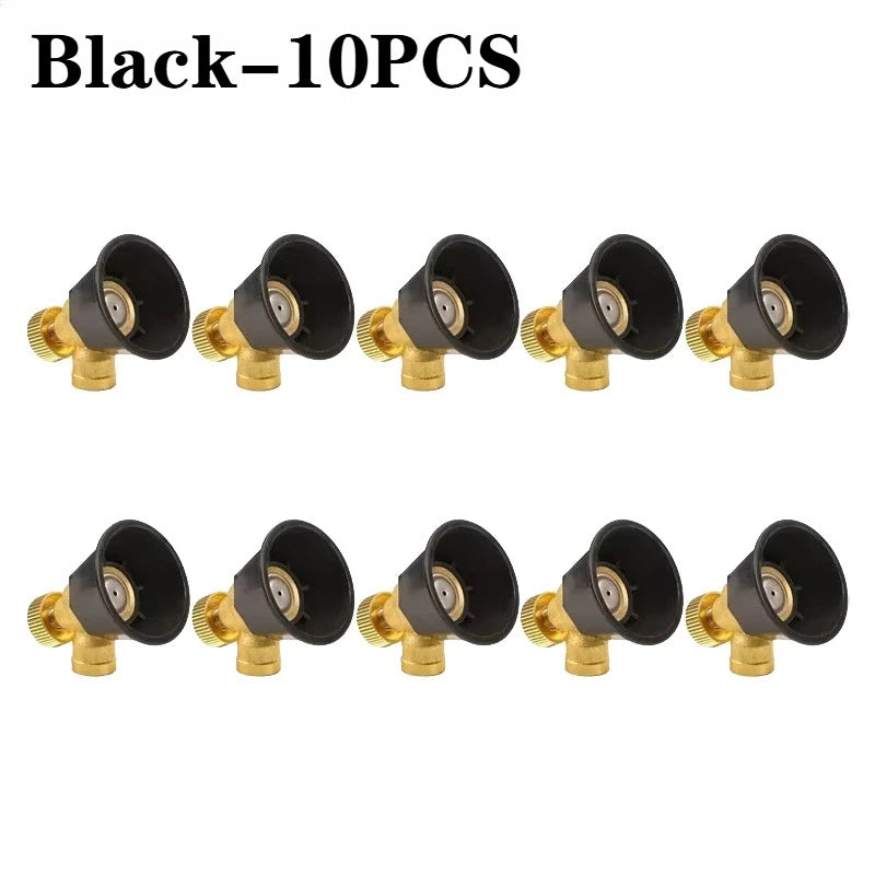 1-20PCS Adjustable Agricultural Cyclone Air Vortex High-Pressure Nozzle Windproof Sprayer for Atomization and Dosing Spray Peaceful Pleasures Health and Wellness Black-10PCS