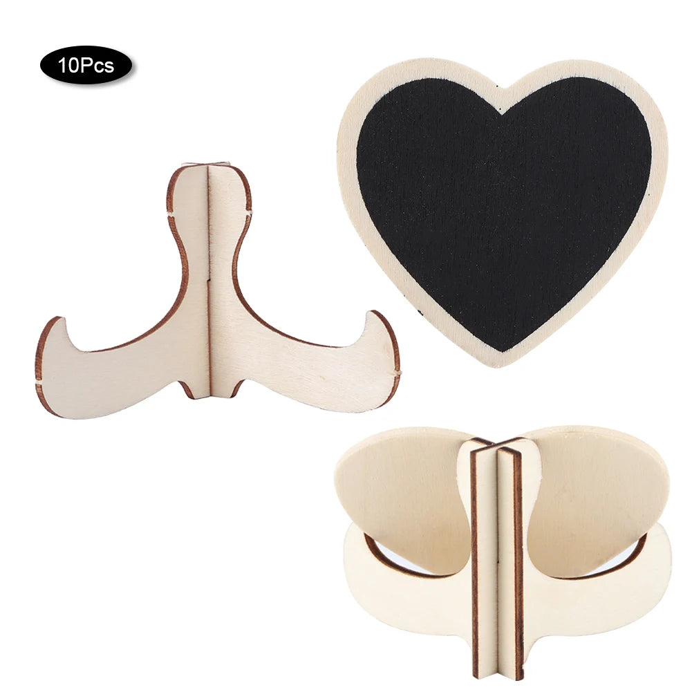 Mini Blackboard Wedding Decoration Heart Shaped Message Board Birthday Parties Event Decorations for Wedding Signs Place Cards Peaceful Pleasures Health and Wellness