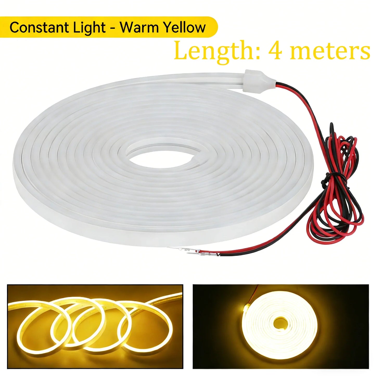 Car Trunk LED Light Strip 2M/4M – Auto-Sensing Tailgate Light