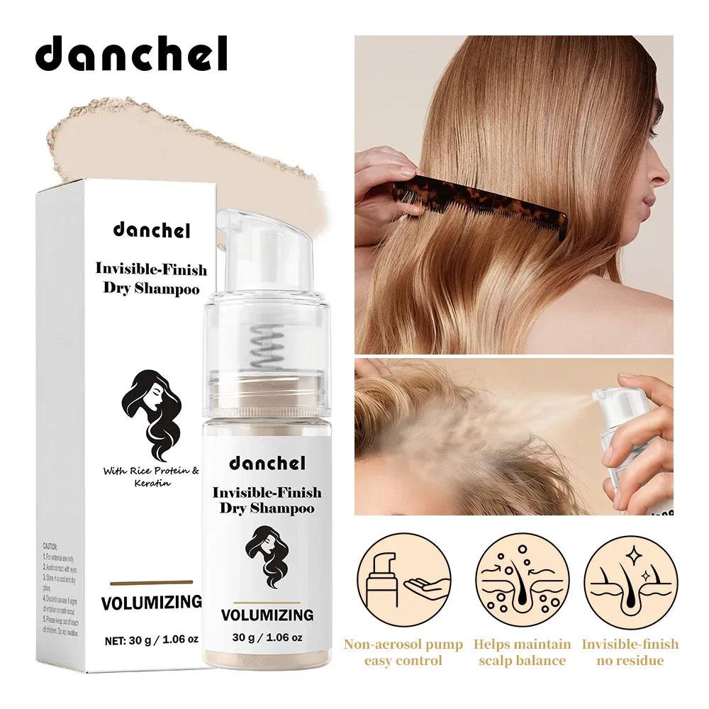 Dry Shampoo Powder – Oil Control, Volume & No White Residue