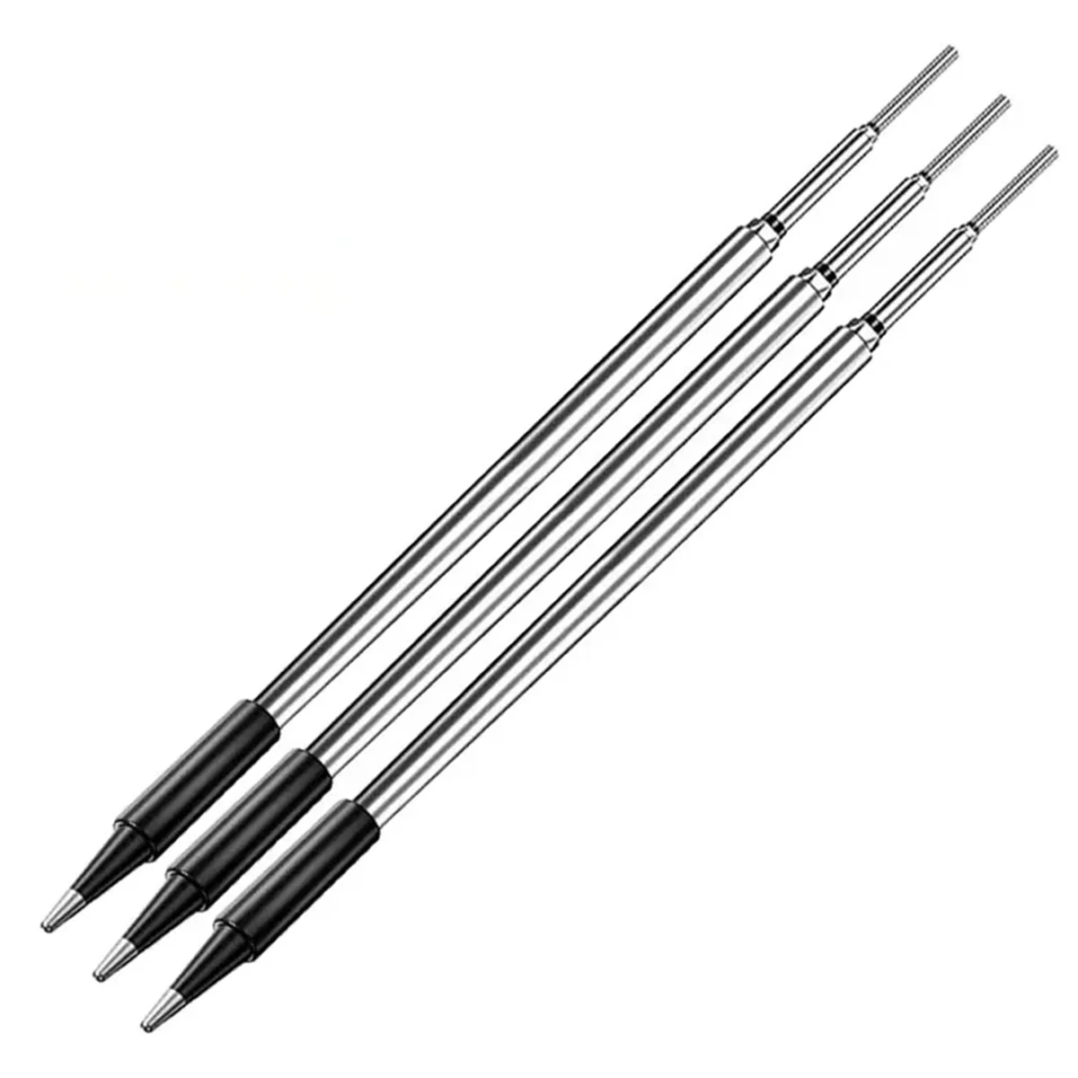 Durable 3Pc C210 Soldering Iron Tip USB Soldering Iron Tip 5V Battery Soldering Iron Tip Soldering Rework Accessories,B Peaceful Pleasures Health and Wellness Silver