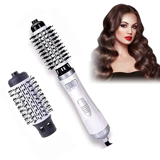 360° Automatic Rotating Hot Air Brush 2 in 1 Hair Styler Curler Straightener Volumizer with Ionic Ceramic Technology Peaceful Pleasures Health and Wellness