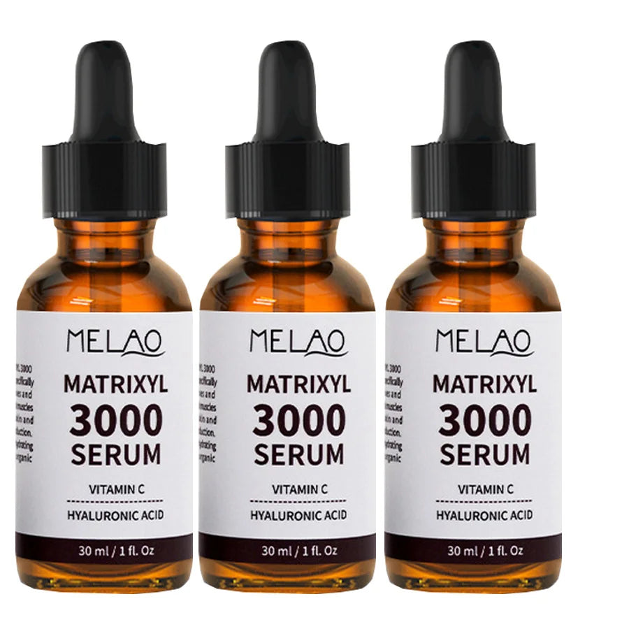 MATRIXYL 3000 Serum Hyaluronic Acid Boosting, Anti-Aging & face hydrating, Deep Wrinkle Repair & Firming for Neck and skin Peaceful Pleasures Health and Wellness 30mlx3 pieces
