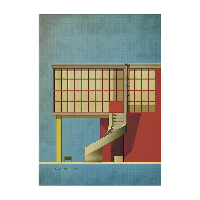 Bauhaus Exhibition Poster Chair Canvas Painting Bauhaus Print Wall Art Picture for Living Room Cuadros Home Decoratio Peaceful Pleasures Health and Wellness