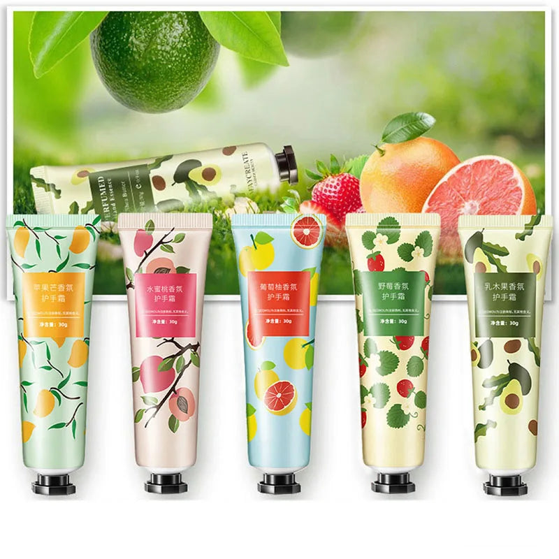 10-Piece Fruity Floral Hand Cream Set – Moisturizing & Nourishing