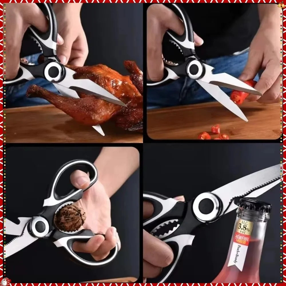 Heavy Duty Stainless Steel Kitchen Scissors & Poultry Shears