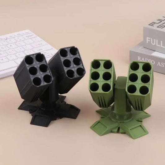 3D Printed Missile Launcher Pen Stand | Novelty Desk Organizer Novelty Pen Holder Oasis Select