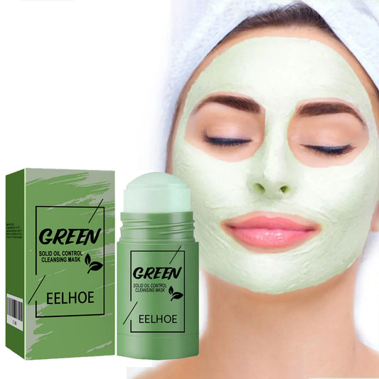 Green Tea Solid Face Mask – Pore Cleanse, Oil & Acne Control Peaceful Pleasures Health and Wellness