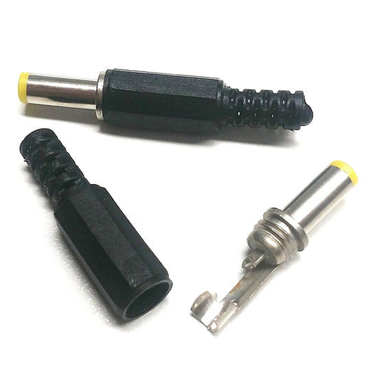 New 10PCS High Quality DC Power Male Plug 5.5*2.1*14MM Adapter Connector Plug Welded DC Head Peaceful Pleasures Health and Wellness