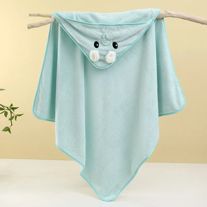 Soft Baby Bath Towel Swaddle Wrap – Newborn Blanket Girls Boys