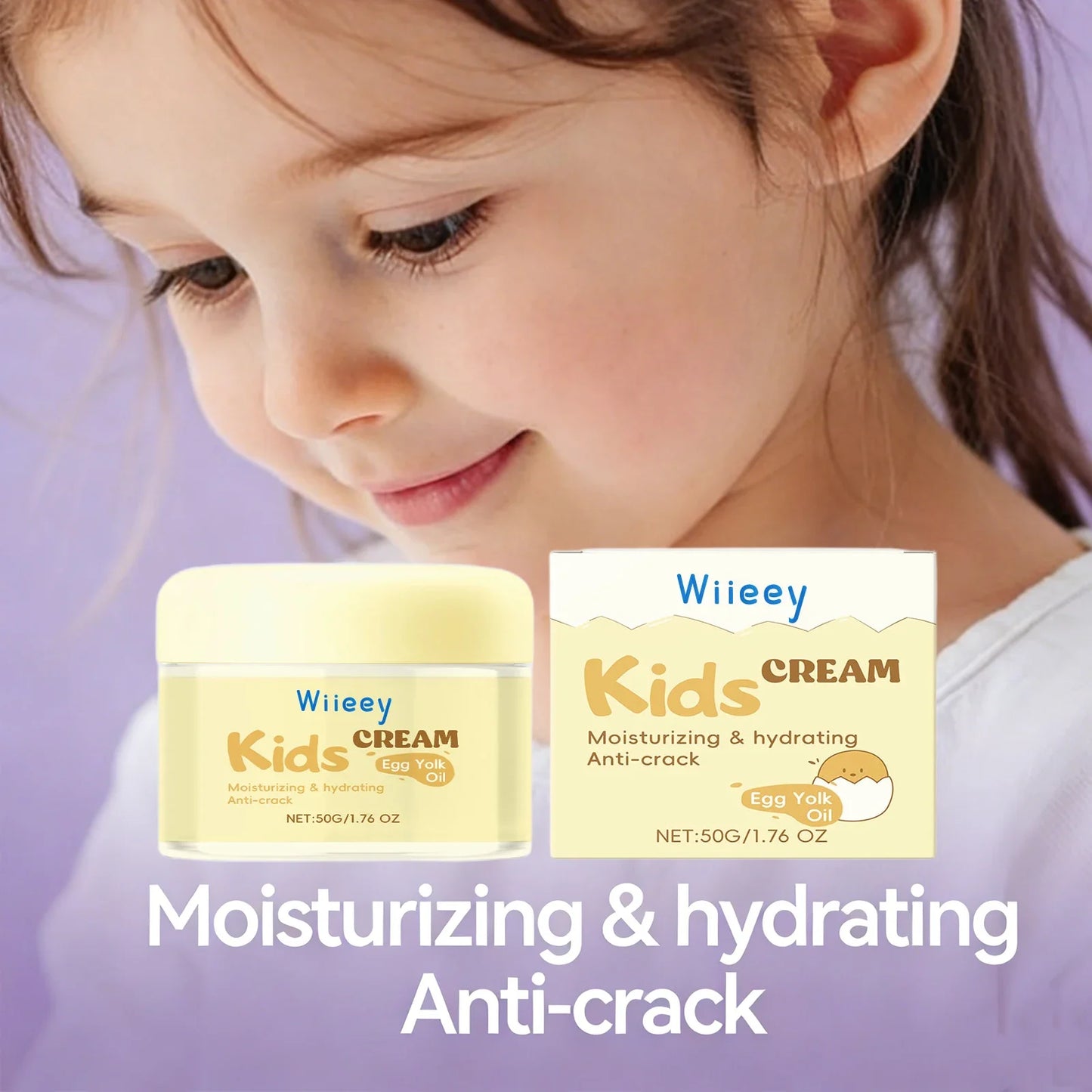 Wiieey Kids Anti-Crack Facial Cream – Deep Moisturizer 50g