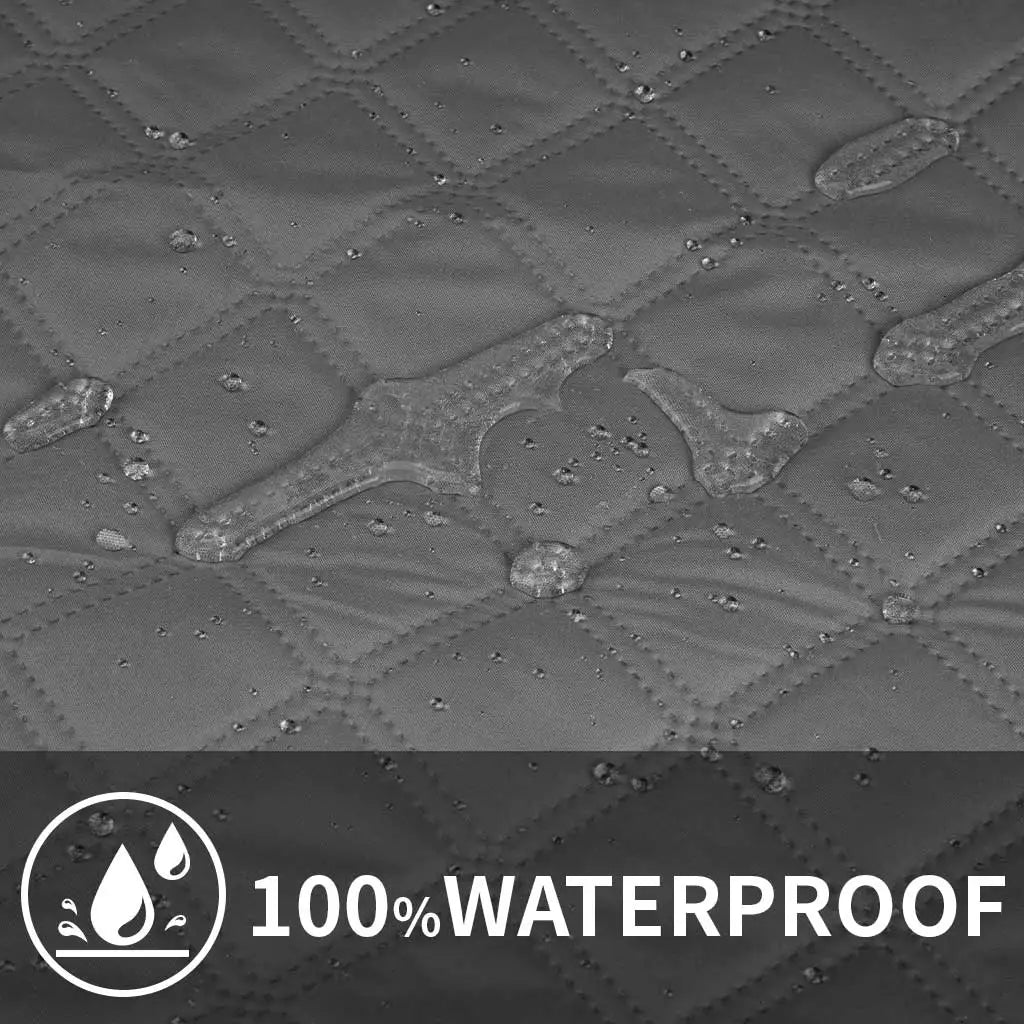 Waterproof Reversible Quilted Sofa Cover | Pet & Kid Safe