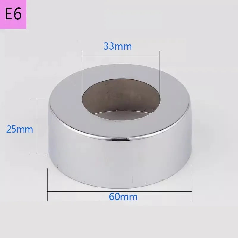 2PCS Stainless Steel Faucet Pipe Decorative Cover 1/2" 3/4" 1"