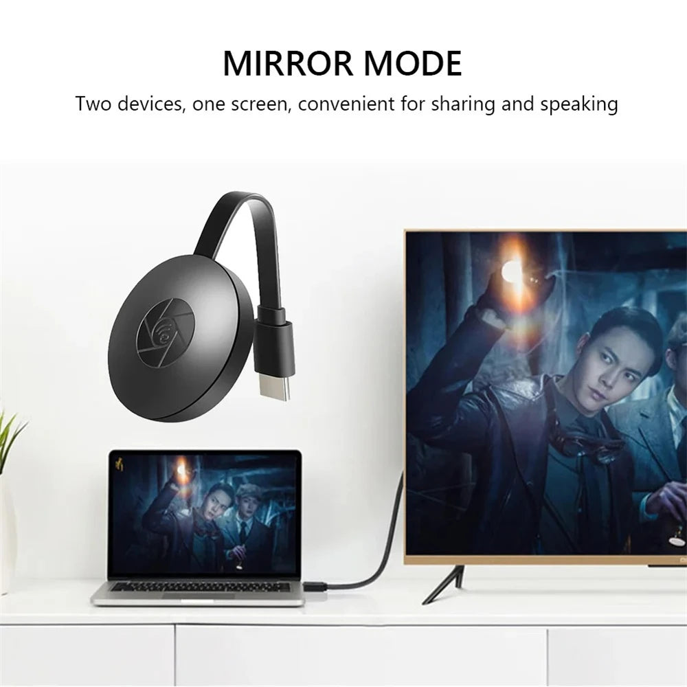 HD Wireless Screen Mirroring Dongle 1080P WiFi TV Stick Airplay Miracast DLNA For iOS Android Mac Windows TV Projector Peaceful Pleasures Health and Wellness