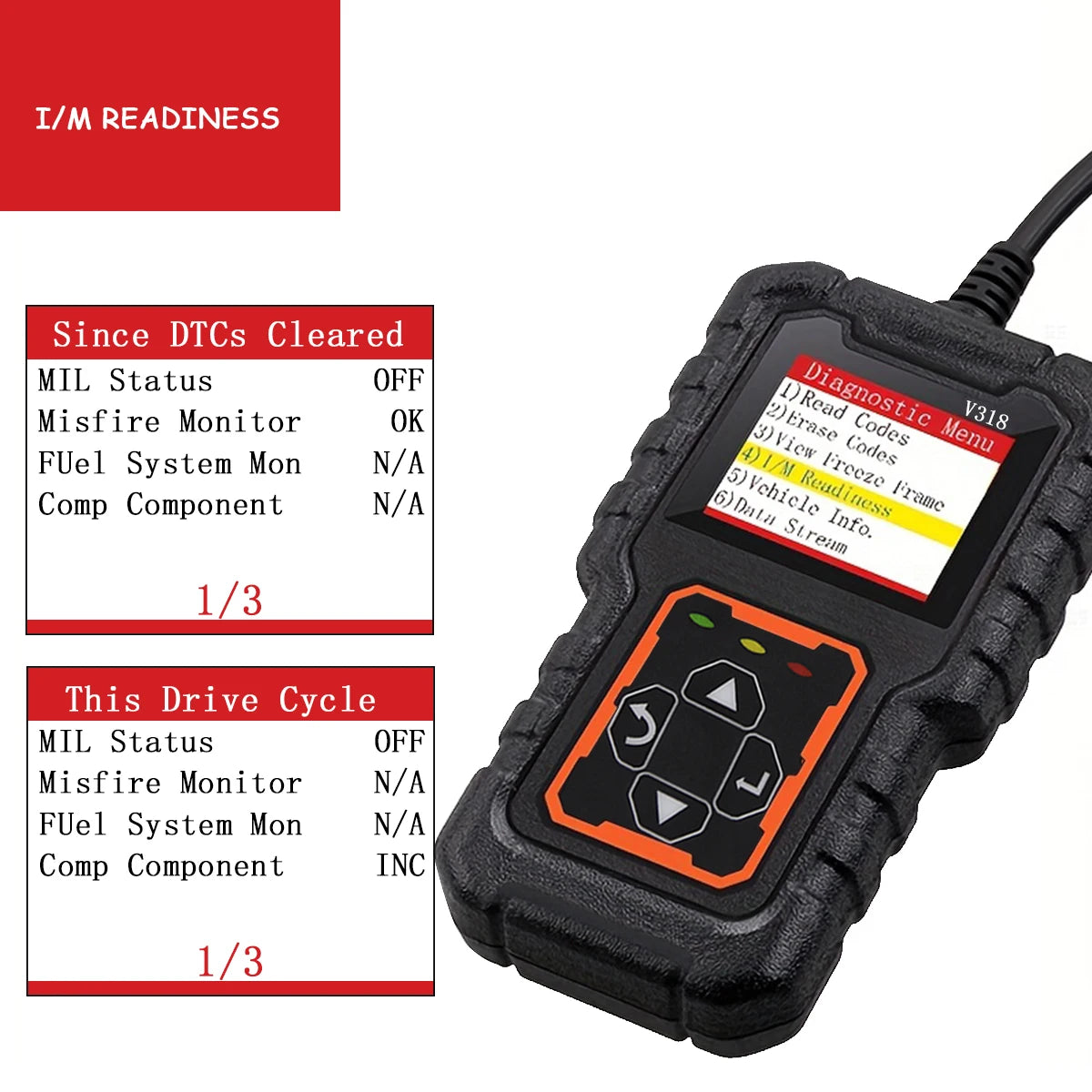 OBD2 Scanner V318 – Engine Code Reader & Voltage Tester Peaceful Pleasures Health and Wellness
