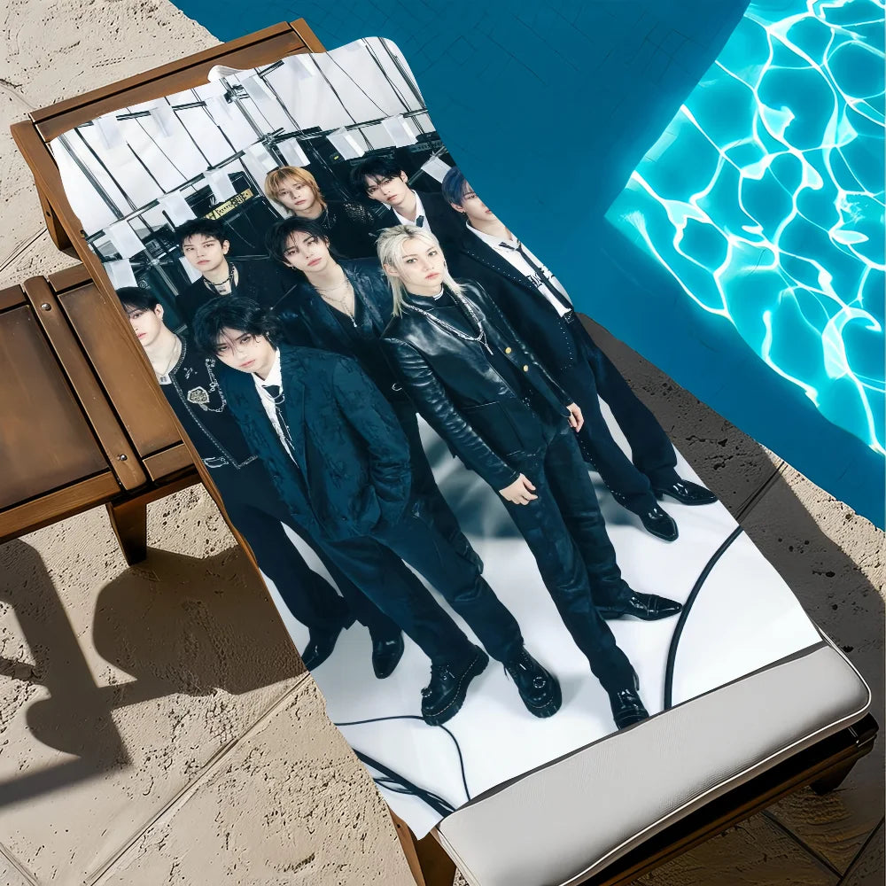 KPOP Stray Kids Beach Towel – Quick Dry Sports & Travel Gift