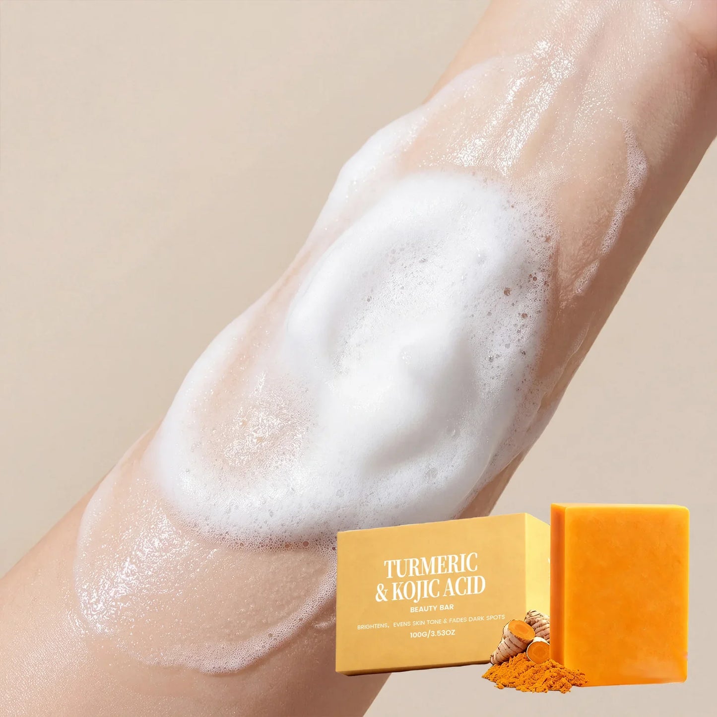 Turmeric Kojic Acid Soap – Brightening & Dark Spot Remover