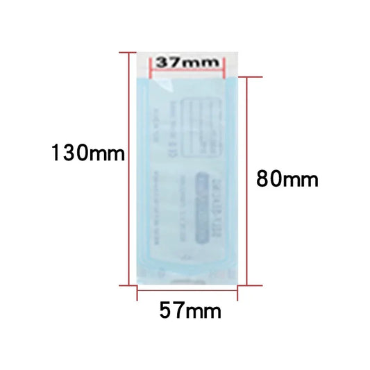 Self-Sealing Sterilization Pouches 10/20PCS | 5 Sizes Tattoo Sterilization Pouches Peaceful Pleasures Health and Wellness 57x130MM 10pcs