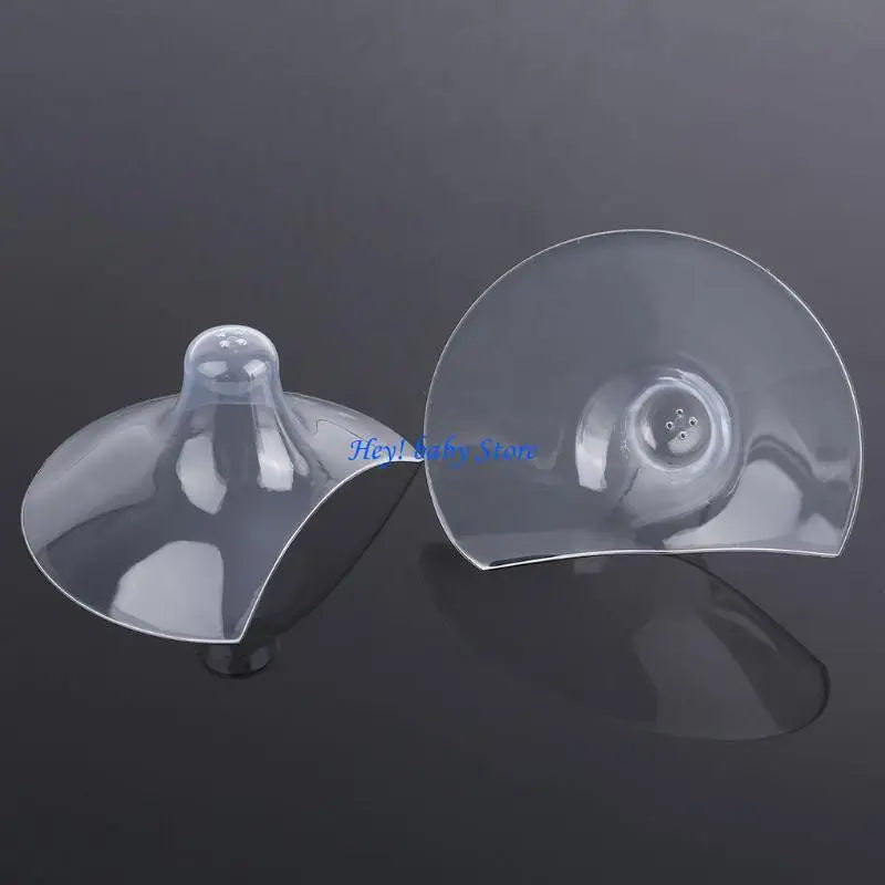Silicone Nipple Shield Protectors for Breastfeeding – 2 Pack