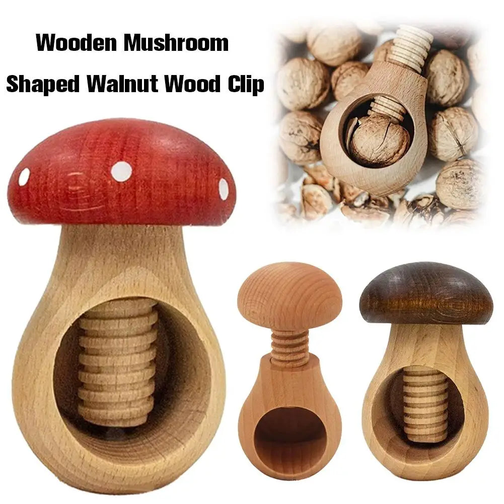 Nutcracker Mushroom-Shaped Multi-Function Kitchen Tool Adjustable Nut Cracker For Walnuts And Pecans Home Use Peaceful Pleasures Health and Wellness