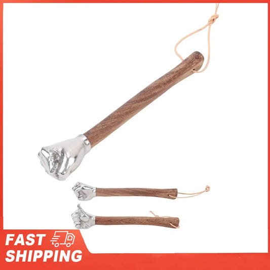 Hammer Hand Wooden Handle Stainless Steel Head Multifunctional Peaceful Pleasures Health and Wellness