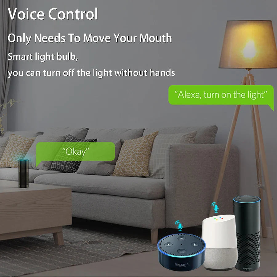 E14 WiFi Smart Candle Bulb – Alexa & Google Home, Tuya
