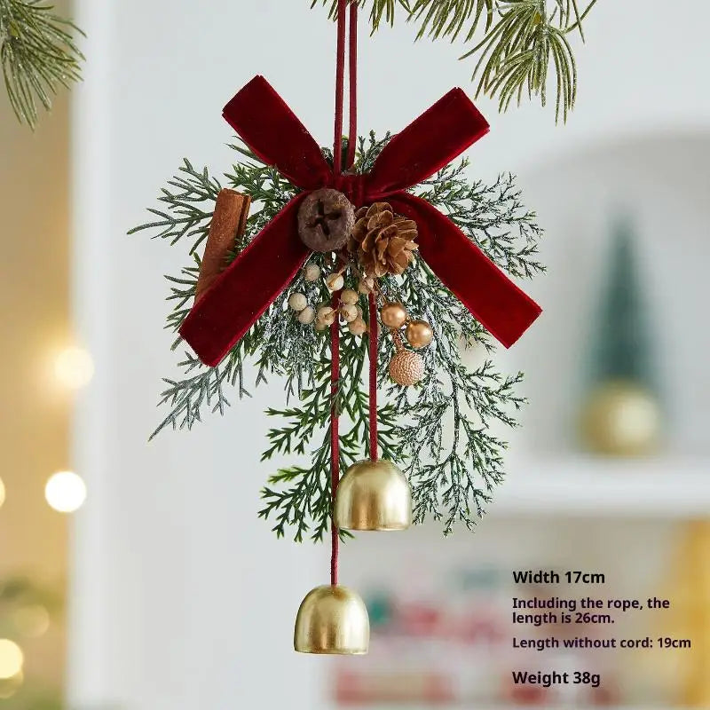 Christmas Bell Garland Ornaments | Festive Tree Pendants