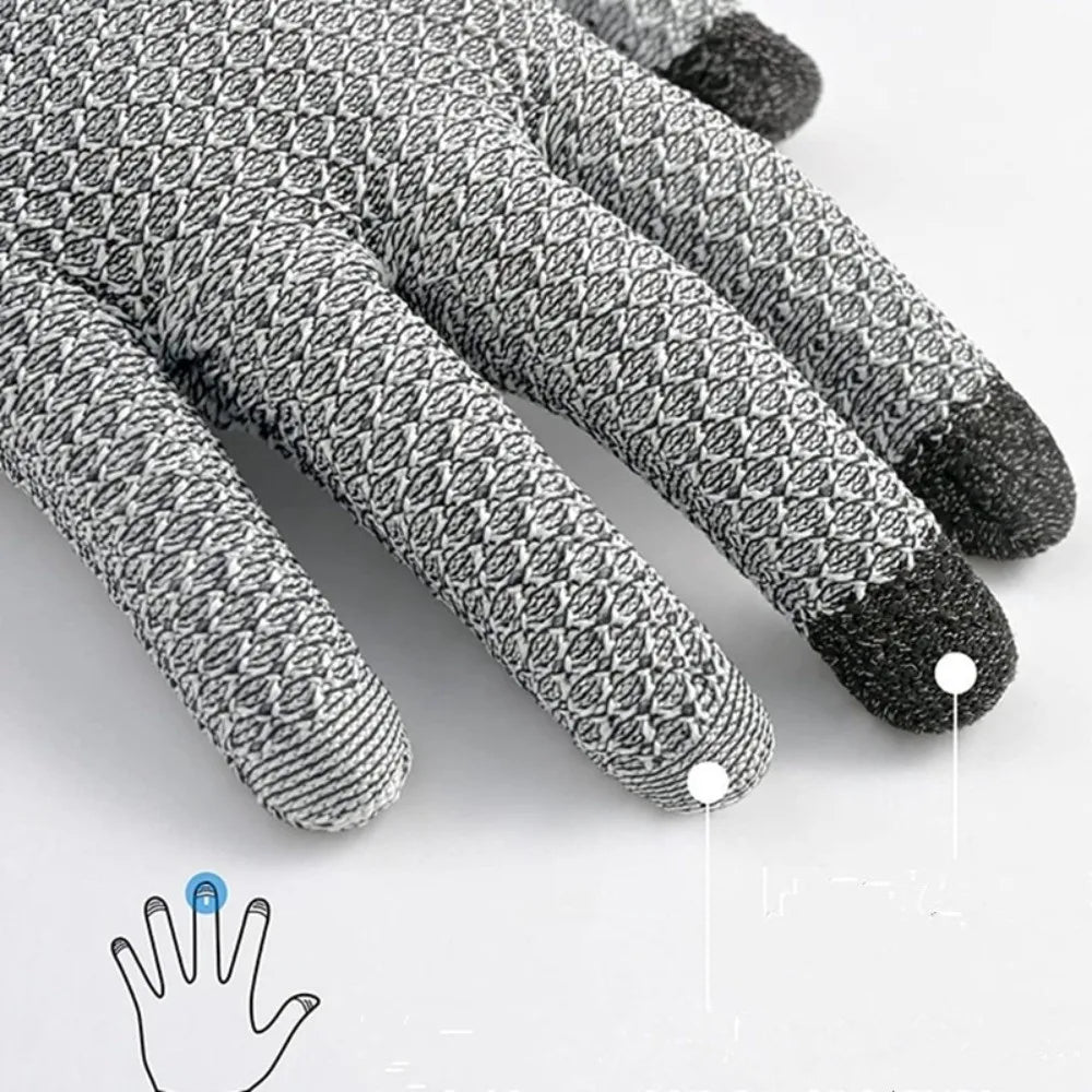 5-level Protection Anti Cutting Gloves Glass Cutting Resistant High Protection Industrial Gloves Professional Kitchen Gloves Peaceful Pleasures Health and Wellness