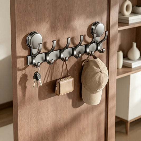 8-Pack Aluminum Suction Cup Hooks – No Drill Bathroom & Kitchen Suction Cup Hooks Peaceful Pleasures Health and Wellness