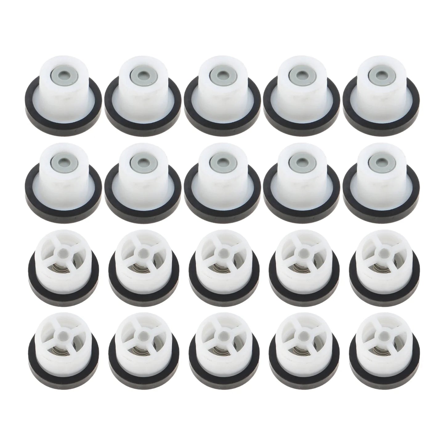 10-Pack POM One-Way Shower Check Valve Anti-Backflow Gaskets